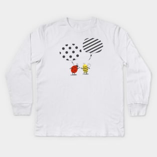 Pattern conflict Kids Long Sleeve T-Shirt